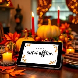Thanksgiving Out of Office Email Template icon