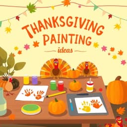 Thanksgiving Painting Ideas for Toddlers icon