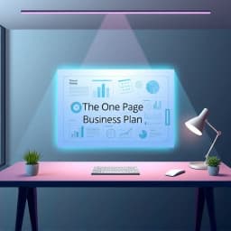 The One Page Business Plan icon