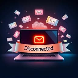 This Email Is No Longer Being Monitored Template icon