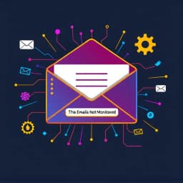 This Email Is Not Monitored Template icon