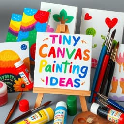 Tiny Canvas Painting Ideas icon