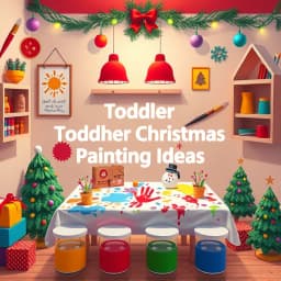 Toddler Christmas Painting Ideas icon
