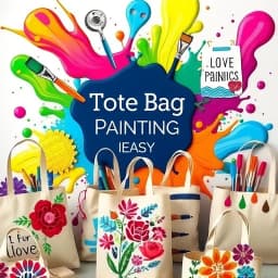 Tote Bag Painting Ideas Easy icon