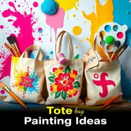 Tote Bag Painting Ideas Simple icon