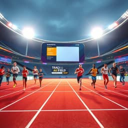 Track and Field Recruiting Email Template icon