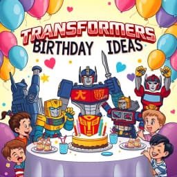 Transformers Birthday Party Ideas icon
