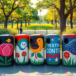 Trash Can Painting Ideas icon