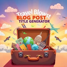 Travel Blog Post Title Generator icon