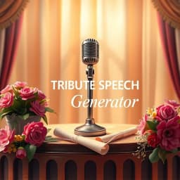 Tribute Speech Generator icon