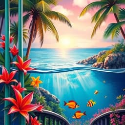 Tropical Wall Painting Ideas icon