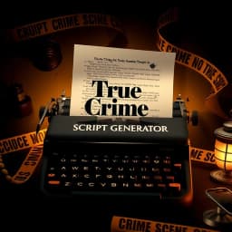 True Crime Script Generator icon