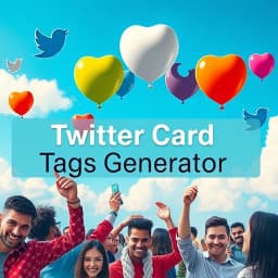Twitter Card Tags Generator icon