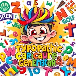 Typographic Caricature Generator icon