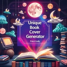 Unique Book Cover Generator icon