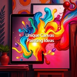Unique Canvas Painting Ideas icon