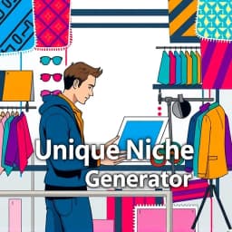 Unique Niche Generator for Mens Clothing Brands 2024 icon