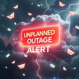 Unplanned Outage Email Notification Template icon