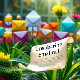 Unsubscribe Email Template icon