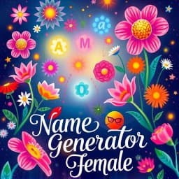 Us Name Generator Female icon