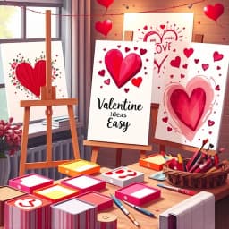 Valentine Painting Ideas Easy icon