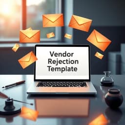 Vendor Rejection Email Template icon