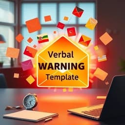 Verbal Warning Email Template icon