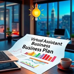 Virtual Assistant Business Plan icon