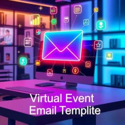 Virtual Event Email Template icon