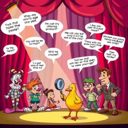 Virtual Improvisational Comedy Scene and Character Prompts Generator icon