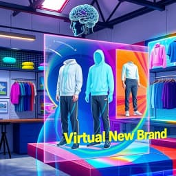 Virtual New Brand of Lifestyle Athleisure Clothing Line Concepts Generator icon