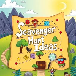 Virtual Scavenger Hunt Clues and Challenges Ideas Generator icon