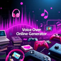 Voice Over Online Generator icon