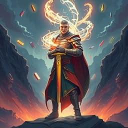 Warrior Book Cover Generator icon