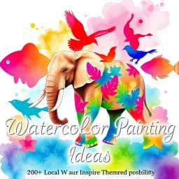 Watercolor Painting Ideas Animals icon