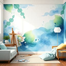 Watercolor Wall Painting Ideas icon