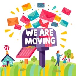We Are Moving Email Template icon