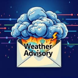Weather Advisory Email Template icon