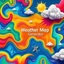 Weather Map Illustration Generator icon
