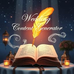 Wedding Content Generator icon