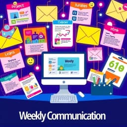 Weekly Communication Email Template icon