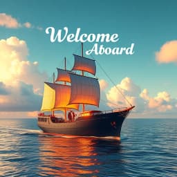 Welcome Aboard Email Template icon