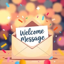 Welcome Message Email Template icon