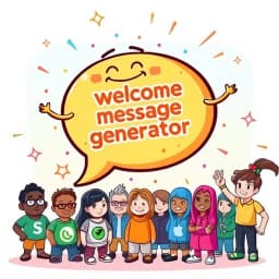 Welcome Message Generator icon