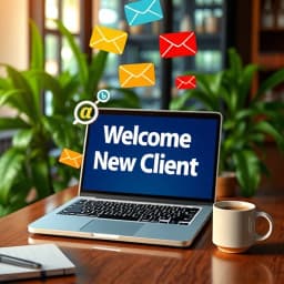 Welcome New Client Email Template icon
