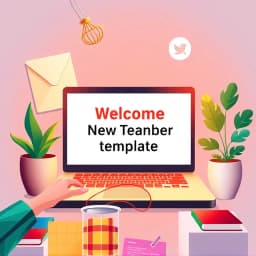 Welcome New Team Member Email Template icon