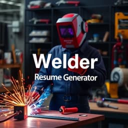 Welder Resume Generator icon