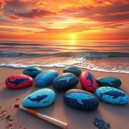 Whale Rock Painting Ideas icon