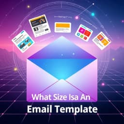 What Size Is an Email Template icon