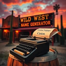 Wild West Name Generator icon